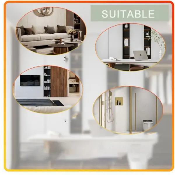 La salle de bain devient-elle plus petite au fur et à mesure de son installation ? Cette niche en inox cachée à l'intérieur du mur vous permet d'ajouter un évier supplémentaire pour votre main